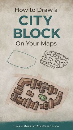 how to draw a city block on your maps by learn more at make perfect co