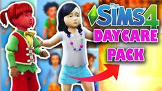 Sims 4 Cc Daycare Mod, Daycare Mod Sims 4, Sims 4 Daycare Mod, Sims 4 Preschool Mod, Sims 4 Daycare, Kids Tunnel, Cc Mods, Sims 4 Children, Daycare Teacher