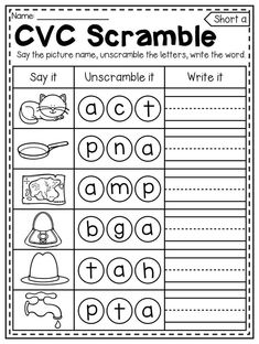 Writing Short Vowel Worksheets for Preschool and Kindergarten Cvc Worksheets Free, Short A Worksheets, Kindergarten Spelling, Pre K Worksheets, Ending Sounds