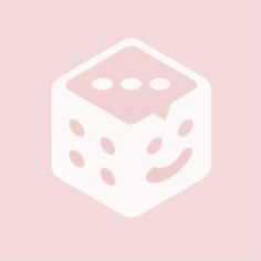 a white dice on a pink background