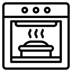 an oven with steam coming out of it