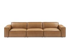 Jonathan Leather Extended Sofa | Castlery Laminated Veneer Lumber, Modular Seating, Austin Homes, Bachelor Pad, Leather Frames, Sofa Colors, Brown Sofa, Apartment Decorating, Modern Sectional