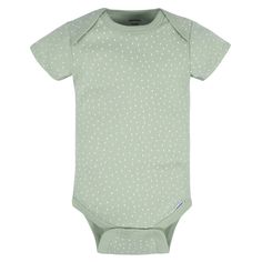 Our Onesies bodysuits are classic. Wear them solo or layer them any way your little one pleases. Made with soft cotton rib, you can't go wrong. We use STANDARD 100 by OEKO-TEX certification on products tested in an independent laboratory against a list of more than 400 harmful substances, including PFAS. This pack includes five short sleeve Onesies bodysuits with rainbow and floral themed art. Basic Cotton Onesie For Spring, Cotton Stretch Bodysuit For Playtime, Spring Cotton Stretch Short Sleeve Bodysuit, Basic Short Sleeve Bodysuit For Spring, Casual Fitted Short Sleeve Bodysuit For Playtime, Spring Cotton Stretch Onesie, Spring Stretch Cotton Onesie, Fitted Cotton Bodysuit For Playwear, Green Cotton Bodysuit For Spring