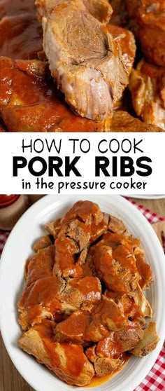 how to cook pork ribs in the pressure cooker