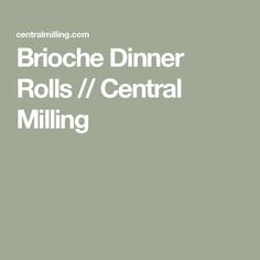 brochure dinner rolls / / central milling