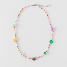 Zara Nwt Beaded Fruit Necklace. See Pictures. Cute Multicolor Beaded Chain Necklace, Fun White Beaded Jewelry, White Fun Beaded Jewelry, Zara Multicolor Jewelry As A Gift, Cute Multicolor Beaded Necklace, Cute Multicolor Round Bead Necklaces, Cute Multicolor Beaded Chain Jewelry, Cute Beaded Chain Necklace, Casual Round Beads Jewelry For Birthday