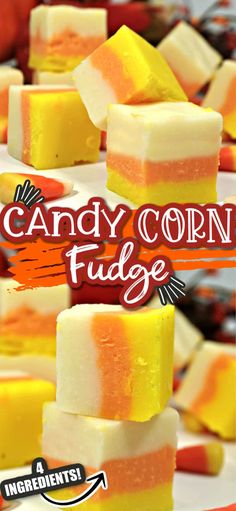 candy corn fudge is an easy and delicious treat