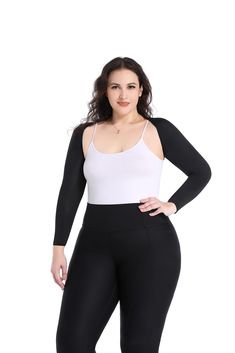 PRICES MAY VARY. Plus size:The arm compression shaper are in plus size, designed for plus-size women; Compare to other regular shawl,our arm sleeves wrap can stretch up to 20% wider,larger and more comfortable to use High quality post surgical sleeves:Our arm sleeves for women is made by high-quality& high elastic nylon & spandex fabric, super soft, breathable & skin-friendly, sweat free & moisture wicking, that means this compression shaper tops will not have the horrible smell or easy to deform Multifunctional Arm sleeves:Our arm compression is not only great for daily shaping. With high elasticity, this upper arm garment can fully wrap your upper arms, granting you a slimmer arm curve immediately, but also does a good job for summer sun protection,which like a second skin is designed to Arm Sleeves For Women, Sleeves For Women, Slim Fit Crop Top, Arm Sleeves, Play Tennis, Pajama Set Women, Arm Sleeve, Sweater Set, Second Skin