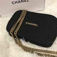 Brand New. Chanel Crossbody Camera Bag. This Is The Highly Coveted, Sold Out Chanel Beauty Bag Transformed Into A Crossbody Bag. Includes 47” Flat Brass Chain. Perfectly Fits An Iphone 12! This Was Purchased From Chanel.Com. You Can Verify Yourself. It Is Sold Out From Chanel As Of Right Now. Size: 7.25” Length X 5.5” Height X 2.25” Width Don’t Hesitate. Buy It Before It Goes! Crossbody Camera Bag, Chanel Chevron, Silver Strappy Heels, Chanel Clutch, Chanel Crossbody, Chanel Jumbo, Gold Wallet, Classic Flap Bag, Chanel Beauty