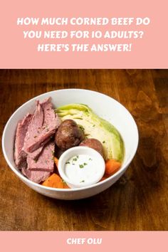 How Much Corned Beef Do You Need For 10 Adults? Here's The Answer! Cooking Corned Beef, Everyone Leaves, Corned Beef Recipes, Portion Sizes, Corned Beef, Main Course, Beef Recipes, Dinner Party, Side Dishes