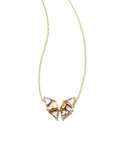 Kendra Scott Blair Butterfly Pendant Necklace The Blair Butterfly Pendant Necklace is a tried-and-true staple. Subtle enough for daily wear and glamorous enough for special occasions, this bright-shining necklace is sure to be a jewelry box favorite. Metal: 14k Gold Over Brass Material: Ivory Mother-Of-Pearl, Gold Abalone Closure: Lobster clasp w/ single adjustable slider bead Size: 19" chain, 0.96"L X 0.65"W Pendant Aesthetic Life, Butterfly Pendant Necklace, Green Jewelry, Gold Ring Sets, White Necklace, Gold Butterfly, Butterfly Pendant, Brass Material, Gold Pendant Necklace