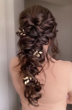 Fairytale Hairstyles, Mehndi Hair, Fall Wedding Hairstyles, Formal Hairstyles For Long Hair, Front Hair Styles, Wedding Hair Inspiration, Hair Up Styles, Hair Stylist Life