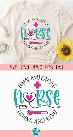 two t - shirts with the words nurse and nurse on them