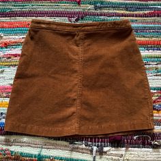 Forever 21 Corduroy Skirt - Waist: 27 Inches / Length: 15 Inches - Never Worn Fitted Brown Corduroy Mini Skirt, Fitted Corduroy Mini Skirt, Fitted Mini-length Corduroy Skirt, Forever 21 Skirts, Corduroy Skirt, Forever 21, Womens Skirt, Skirt, Women Shopping