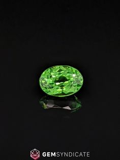 " Green Tsavorite Garnet | Oval | 7.00 x 5.00mm | 1.00ct Stunning Oval Shaped Natural Green Tsavorite Garnet ready to be shipped loose or placed in a special setting of your choice.   The Gem Syndicate specializes in bespoke jewelry, please feel free to message us and set up a video chat to find a special stone and setting to create a modern heirloom. All of our finished jewelry is hand crafted in Seattle.    
All loose gemstones and jewelry over $1000.00 include a third party authentication cer Sunstone Earrings, Rose Gold Earrings Studs, Tsavorite Garnet, Sapphire Solitaire, Rose Gold Studs, Green Garnet, Solitaire Studs, Montana Sapphire, Birthstone Earring