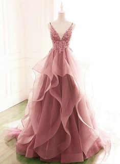 Dark Pink Prom Dresses, Dark Pink Gown, Dark Pink Prom Dress, Strap Prom Dress, A Line Formal Dress, Pink Evening Dress, Spaghetti Strap Prom Dress, Lace Prom Dress, Box Package