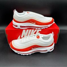 Nike Air Max 97 Picante Red Guava Ice White Fn6869-633 Men’s Size 8.5 Brand New With Box All Our Items Are 100% Authentic Or Money Back Guaranteed! Shipping: We Typically Ship Within 2 Days Of Purchase Packaged: Either Double Boxed Or Wrapped For Protection Please Contact Us With Any Questions