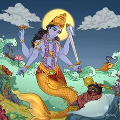 Sri Narayana, Eastern Spirituality, Shree Narayan, Ram Pic, Fallen Angel Art, Krishna Drawing, Durga Painting, Indian Art Gallery, Lord Vishnu Wallpapers