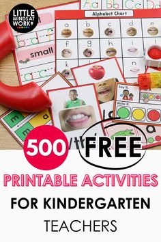 the free printable activities for children to use with their teacher's workbooks