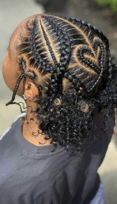 Kids Cornrow Hairstyles, Black Kids Braids Hairstyles, Lil Girl Hairstyles, Feed In Braids Hairstyles, African Hair Braiding Styles, Braids Hairstyles Pictures, Braided Cornrow Hairstyles, Natural Hairstyles For Kids, Cute Box Braids Hairstyles