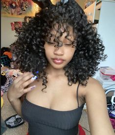 3b Curly Hair Black Women, Curly Head, Curly Hair Photos, Big Curly Hair, Black Curly, Beautiful Curly Hair