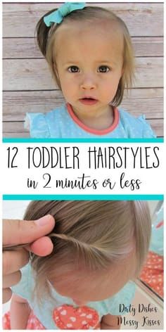 12 must-have easy hairstyles for your infant or toddler. Easy, quick, and adorable. Each one takes less than two minutes, Easy Toddler Hairstyles, Toddler Hairstyles, Toddler Hairstyles Girl, Easy Toddler, Eva Marie, Baby Girl Shorts, 4c Hair