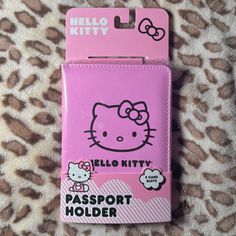 Hello Kitty Pink Passport Holder 5 Additional Card Slots Brand New , Unused And Unopened Sanrio Kawaii Travel Accessories Kawaii Travel Accessories, Kawaii Travel, Pink Passport, Accessories Hello Kitty, Sanrio Accessories, Sanrio Pink, Kitty Items, Hello Kitty Pink, Pinterest Ideas