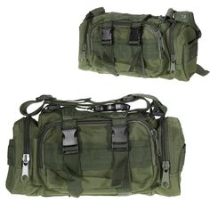 Features:Backpacks Type: Backpack/WaistpackFunction: Outdoor BagCapacity:3L/183.07 cubic inchesClosure Type: ZipperWeight: 450gDimension: 7.09" (Hight) X 3.15 "(Deepth) X 11.81"(Width) Survival Backpack, Edc Bag, Survival Bag, Multifunction Bag, Multipurpose Bag, Tactical Bag, Military Tactical, Hiking Fashion, Waist Pouch