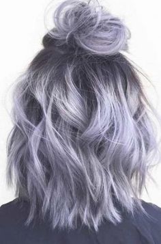 Hear Color, Silver Lavender Hair, Hair Color Grey Silver, Short Ombre, Short Ombre Hair, Ash Hair, Ash Hair Color, Latest Hair Color