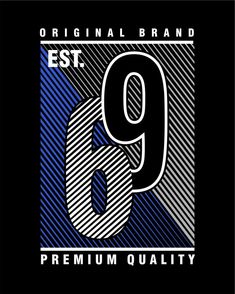 the original brand logo for est 9 premium quality