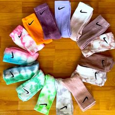 Brand New Nike Socks Select Your Color Below! Custom Made . Size Women Size 6-10 Affordable Nike Sports Socks, Nike Socks Colorful, Nike Socks Aesthetic, Colorful Nike Socks, Pack Of Nike Socks, Nike Socks Dyed, Sweatshirts Aesthetic, Nike Tie Dye Socks, Socks Photography