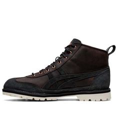 Onitsuka Tiger Rinkan Boot 1183A854-200 (SNKR/Skate/Casual/Low Top/Non-Slip/Wear-resistant) Brown Mid-top Sports Boots, Sporty Outdoor Boots With Leather Sole, Sporty Boots With Leather Sole For Outdoor, Dark Academia Outfits, Academia Outfits, Onitsuka Tiger, Stylish Sneakers, Dark Academia, Low Top