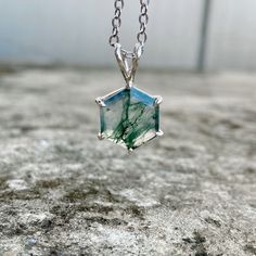 Moss Agate Necklace Moss Agate Pendant Size 12x12mm Moss - Etsy Moss Agate Necklace, Moss Agate Jewelry, Agate Pendant Necklace, Wedding Pendant, Summer Necklace, Agate Jewelry, Mom Necklace, Silver 925 Necklace, Agate Necklace