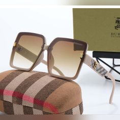 Full Set Burberry Accessories, Colored Sunglasses, Full Set, Sunglasses Accessories, Burberry, Women Accessories, Sunglasses, Cream, Women Shopping