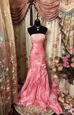 Aesthetic Prom Dress, 2000s Prom Dress, Long Evening Dress, Satin Color, Gala Dresses, Summer Party Dress