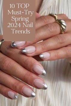 Chrome Nail Colors, Nails Trend, Chrome Nail, Beauty Games, Trendy Makeup, Easter Nails, 2024 Trends