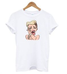 Cartoon T Shirt, Cartoon T Shirts, Miley Cyrus, One By One, Casual Elegance, Direct To Garment Printer, Daily Outfits, Tank Top Shirt, Cool Shirts