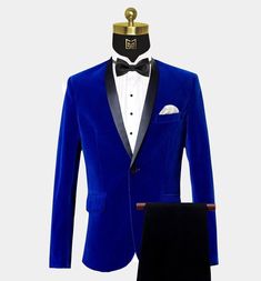 Blue Velvet Tuxedo, Blue Tuxedo Jacket, Blue Velvet Suit, Velvet Tuxedo Jacket, Tuxedo Prom, Velvet Dinner Jacket, Royal Blue Jacket, Velvet Tuxedo, Prom Tuxedo