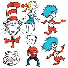 the cat in the hat clip art