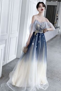 Prom Dress Blue, Blue Evening Dresses, Blue Tulle, Long Prom Dresses, Bridal Party Dresses, Ball Gown Dresses, Prom Dresses Blue, Long Prom Dress, Evening Dresses Prom