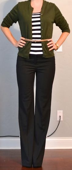 Insurance Agent Attire Outfits For Women, Bloom Outfits, Green Cardigan Outfit, Mustard Shirt, Simple Work Outfits, Olive Green Cardigan, Nice Pants, Church Attire, Teacher Clothes