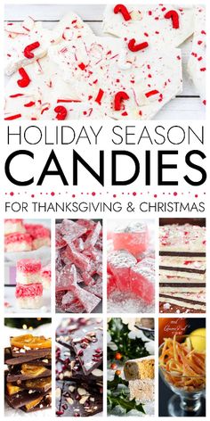 holiday season candies for thanksgiving and christmas