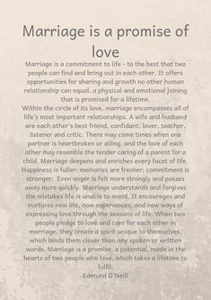 the back cover of marriage is a promise of love, written in black and white