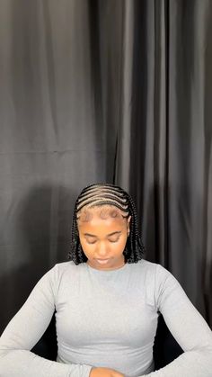 Pinby: @theaishaaaa 💕 New Braids Hairstyles, Baddies Hairstyle, 2025 Hairstyles, Short Braided Hairstyles, New Braids, Mini Twists Natural Hair, Cornrows Natural Hair, Hairstyles Simple, Short Locs