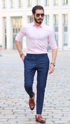 Shirt And Pants Combinations For Men, Fashion Models Men, Navy Blue Dress Pants, Pants Outfit Men, Blue Dress Pants