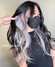 Blue Peekaboo Hair, Blue Peekaboo, Hair Dye Videos, Glow Hair, Hair Dye Ideas, Hair Color Underneath, Peekaboo Hair, Creative Hair Color, Hair Color Streaks