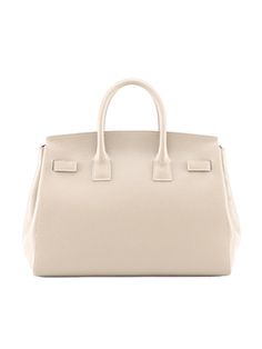 Introducing Gigi: Italy-crafted, soft pebbled leather, semi-structured. Detachable strap, spacious interior for essentials. Modern-classic style. Made in Italy Italian Leather Handmade by Experts Teddy Blake, Modern Classic Style, Light Cream, Daily Essentials, Kate Spade Top Handle Bag, Modern Classic, Italian Leather, Pebbled Leather, Leather Handmade