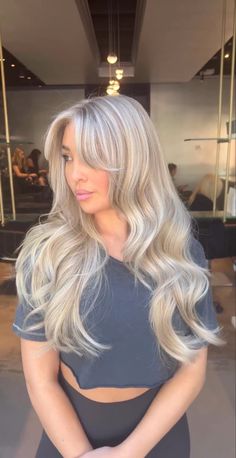 Smokey Blonde, Ash Blonde Hair Balayage, Ice Blonde Hair, Hair Change, Platinum Blonde Hair Color, Icy Blonde Hair, Hairstyles For Layered Hair, Honey Blonde Hair, Ash Blonde Hair