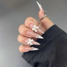 Lace Nail Design, Soft Pink Nails, Nail Types, Long Square Nails, Lace Nails, Casual Nails, Nail Polish Set, Pretty Gel Nails, Unique Acrylic Nails