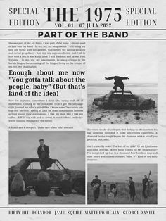 an advertisement for the 1971 movie, part of the band's story is shown in black and white